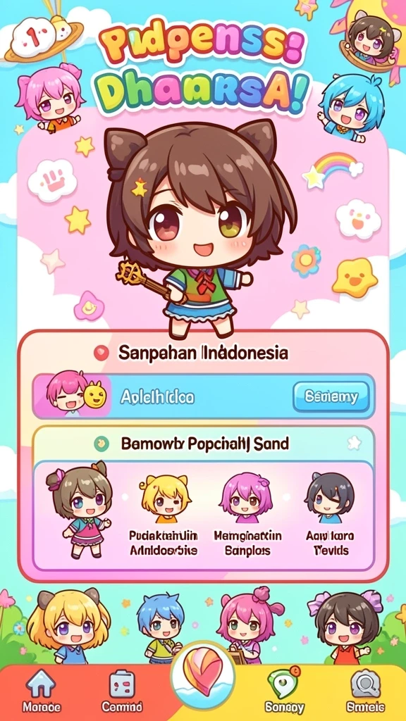 danagame - Pengaturan profil pengguna yang mudah diakses.