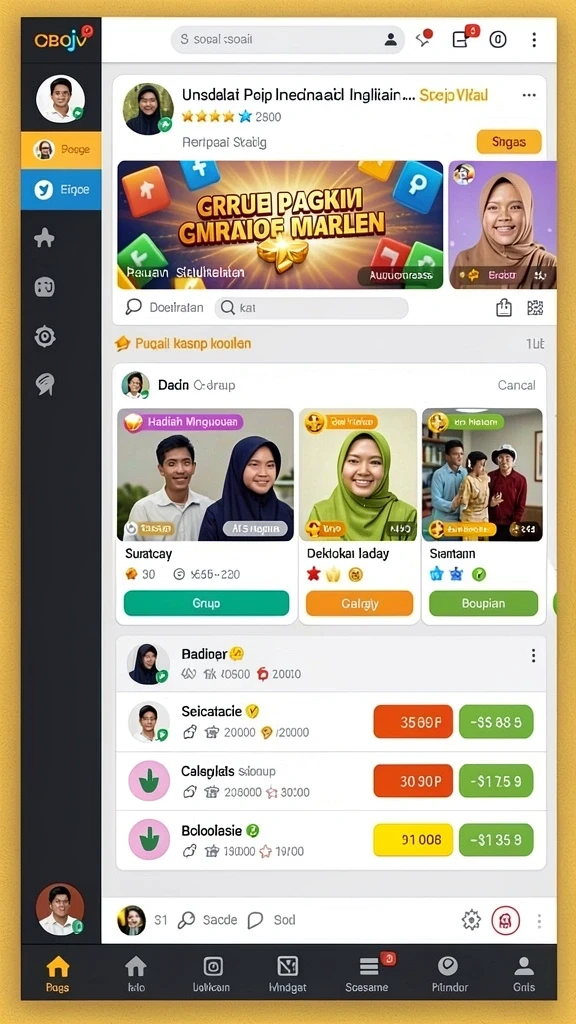 dayak777 - Tangkapan layar fitur bonus menarik dari DAYAK777.