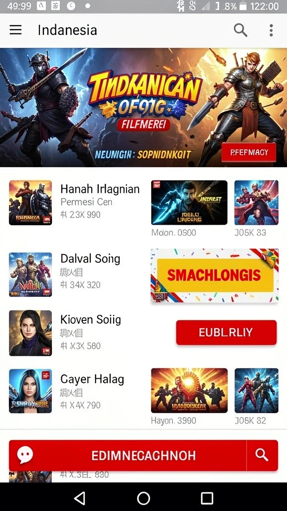 hajar777 - Tampilan antarmuka pengguna yang menarik dan modern.