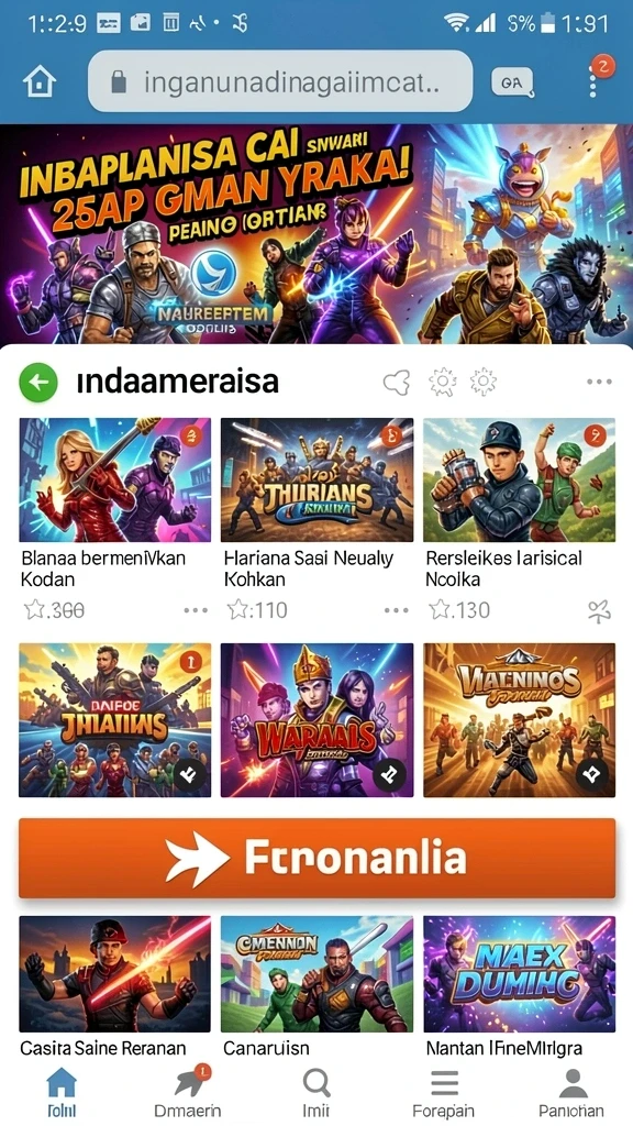 rr33 - Beragam karakter unik yang bisa dipilih dalam permainan.
