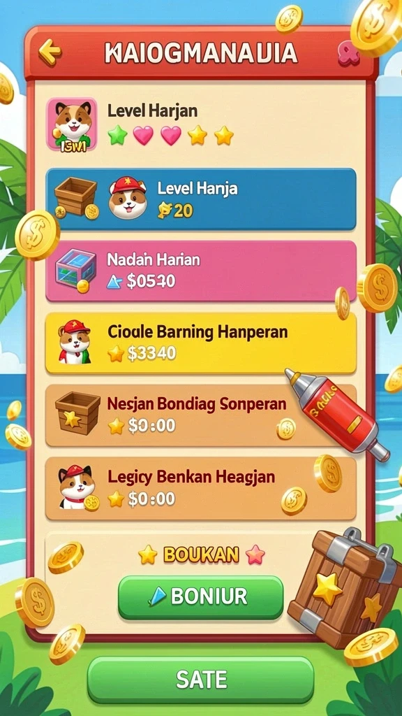 rr33 - Mode permainan yang variatif untuk menjaga keseruan.